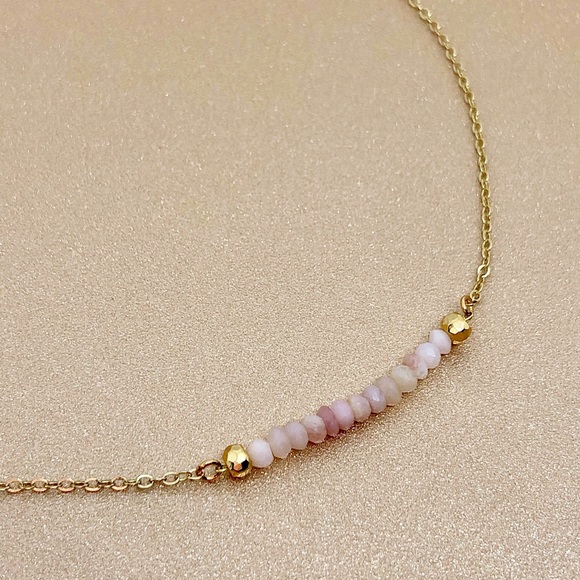 Pink Opal Necklace - Picture 3 of 3